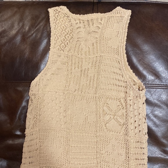 Zara sleeveless midi lace dress with underlay slip - Picture 8 of 14